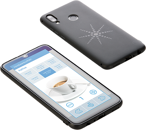 Huawei Smart phone with OrderTab, mobile waiter terminal