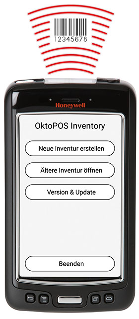 Device for inventory recording