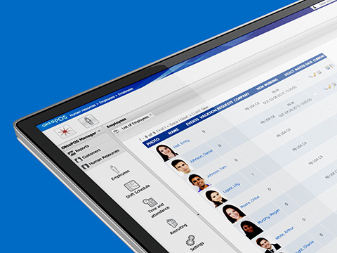 Werknemersdatabase Werknemerslijst in managementsoftware