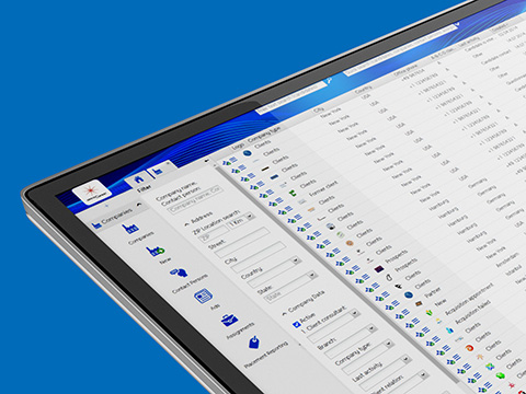Persoonlijke klantenadministratie voor bedrijven Lijst met zakelijke klanten